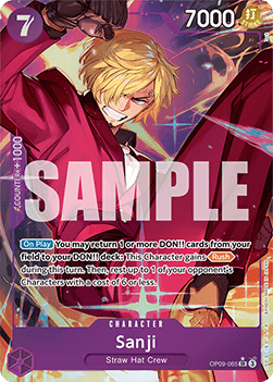 Sanji (OP09-065) (V.2) OP09 Alternate Art Near Mint Englisch