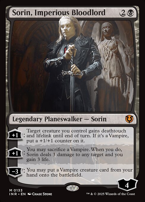 Sorin, Imperious Bloodlord INR-133 Mythic Near Mint Englisch