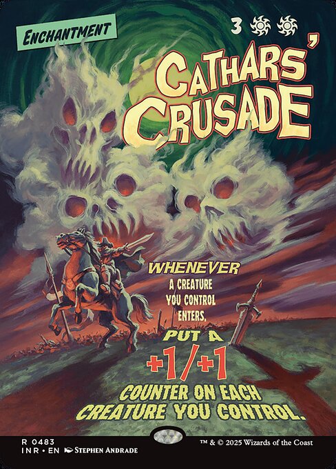 Cathars' Crusade XINR-483 Rare Near Mint Englisch