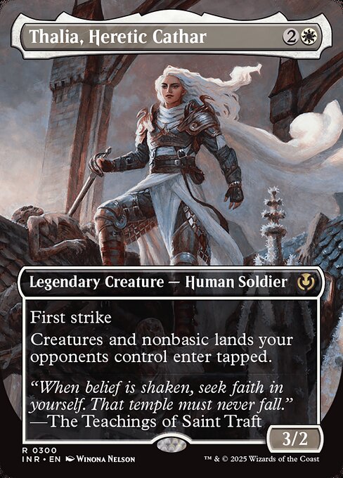 Thalia, Heretic Cathar XINR-300 Rare Excellent Englisch Foil
