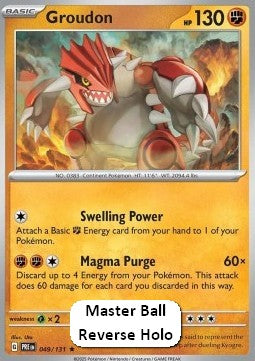 Groudon xPRE-049 Rare Excellent Deutsch Reverse Holo