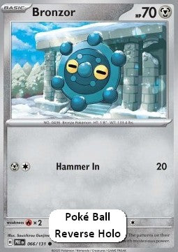 Bronzel xPRE-066 Common Excellent Deutsch Reverse Holo