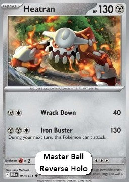 Heatran xPRE-068 Uncommon Excellent Englisch Reverse Holo