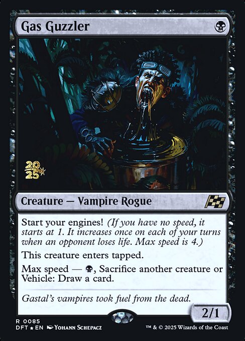 Gas Guzzler PDFT-85 Rare Near Mint Englisch Foil