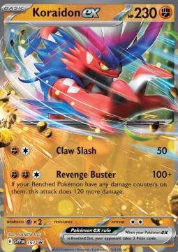 Koraidon ex SVP-197 Promo Near Mint Französisch
