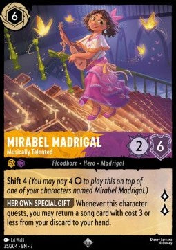Mirabel Madrigal - Musikalisch begabt 7ARI-35 Super Rare Near Mint Deutsch