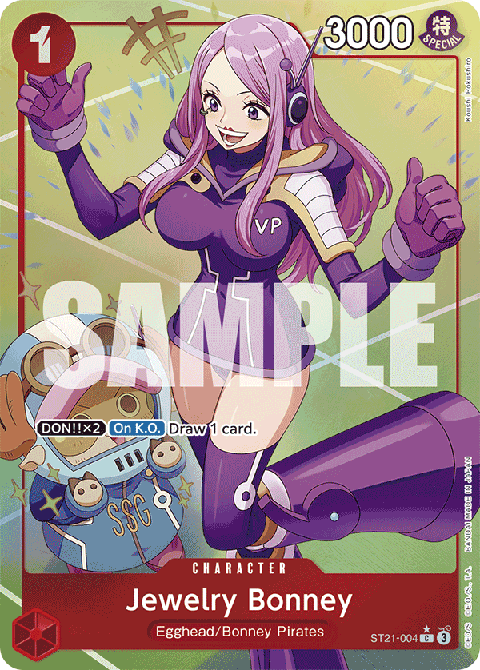 Jewelry Bonney (ST21-004) (V.2) ST-21 Alternate Art Near Mint Englisch