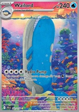Wailord JTG-162 Illustration Rare Near Mint Deutsch