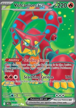 Volcanion ex JTG-171 Ultra Rare Good Deutsch