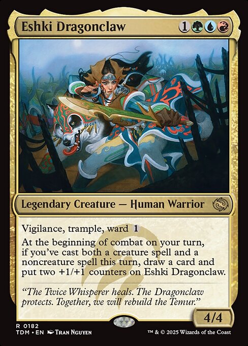 Eshki Dragonclaw TDM-182 Rare Near Mint Englisch