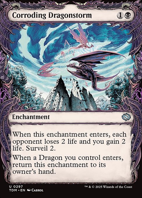 Corroding Dragonstorm XTDM-297 Uncommon Excellent Englisch Foil