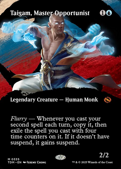 Taigam, Master Opportunist XTDM-335 Mythic Near Mint Englisch Foil