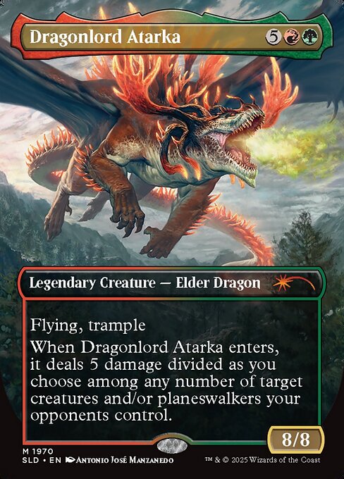 Dragonlord Atarka SLDBV-1970 Mythic Near Mint Englisch Foil