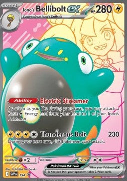 Iono's Bellibolt ex SVP-194 Promo Near Mint Englisch