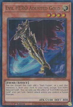 Böser HELD Adusted Gold (V.2) RA04-029 Ultra Rare Boosterfrisch Deutsch 1. Auflage