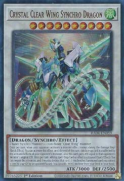 Kristall-Glasflügel-Synchrodrache (V.2) RA04-059 Ultra Rare Boosterfrisch Deutsch 1. Auflage