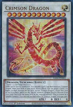 Feuerroter Drache (V.2) RA04-061 Ultra Rare Boosterfrisch Deutsch 1. Auflage
