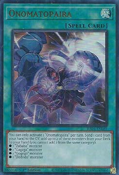 Onomatopoesie-Paar (V.2) RA04-089 Ultra Rare Boosterfrisch Deutsch 1. Auflage