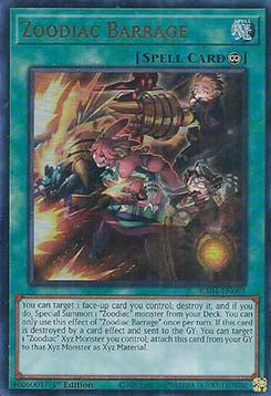 Zoodiak-Sperrfeuer (V.2) RA04-091 Ultra Rare Boosterfrisch Deutsch 1. Auflage