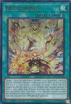 Metaltronus (V.2) RA04-100 Ultra Rare Boosterfrisch Deutsch 1. Auflage