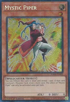 Mystischer Flötenspieler (V.3) RA04-005 Secret Rare Boosterfrisch Deutsch 1. Auflage