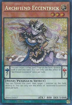 Erzunterweltler Exzentrick (V.3) RA04-017 Secret Rare Near Mint Deutsch 1. Auflage