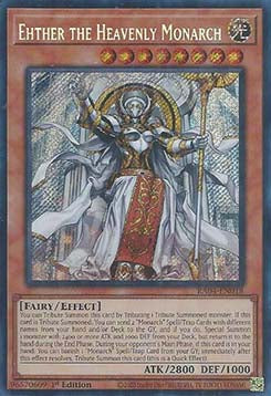 Ehther der Himmelsmonarch (V.3) RA04-018 Secret Rare Boosterfrisch Deutsch 1. Auflage