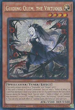 Leitende Quem, die Tugendhafte (V.3) RA04-043 Secret Rare Boosterfrisch Deutsch 1. Auflage