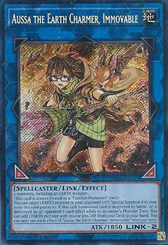 Aussa, die unerschütterliche Erdverzaubererin (V.3) RA04-078 Secret Rare Boosterfrisch Deutsch 1. Auflage
