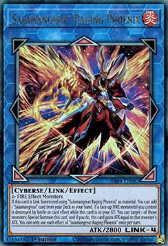 Grosalamander Wut-Phönix (V.7) RA04-083 Ultimate Rare Boosterfrisch Deutsch 1. Auflage