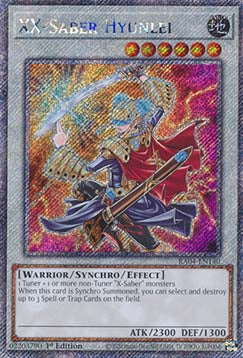 XX-Säbel-Hyunlei (V.1) RA04-140 Platinum Secret Rare Boosterfrisch Deutsch 1. Auflage
