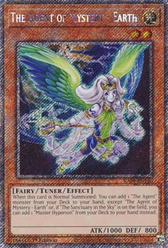 Sendbotin der Rätsel - Erde (V.1) RA04-146 Platinum Secret Rare Boosterfrisch Deutsch 1. Auflage