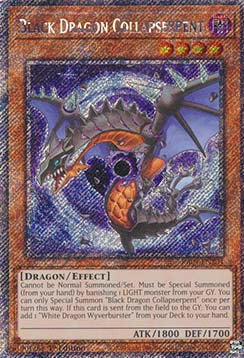 Schwarzer Drache Kollapschlange (V.1) RA04-204 Platinum Secret Rare Near Mint Deutsch 1. Auflage