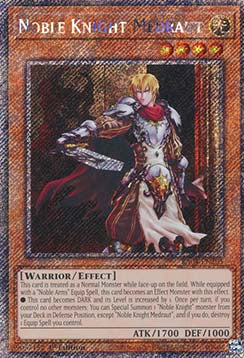 Edler Ritter Medraut (V.1) RA04-205 Platinum Secret Rare Boosterfrisch Deutsch 1. Auflage