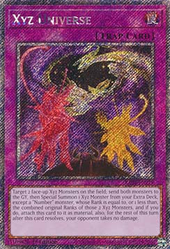 Xyz-Universum (V.1) RA04-218 Platinum Secret Rare Near Mint Deutsch 1. Auflage
