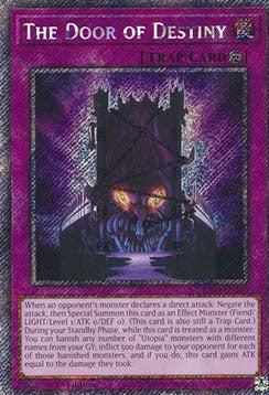 Tor des Schicksals (V.1) RA04-240 Platinum Secret Rare Near Mint Deutsch 1. Auflage