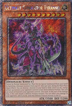 Ultimate Conductor Tyranno RA04-287 Platinum Secret Rare Near Mint Englisch 1. Auflage
