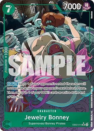 Jewelry Bonney (EB02-015) (V.2) EB02 Alternate Art Near Mint Englisch