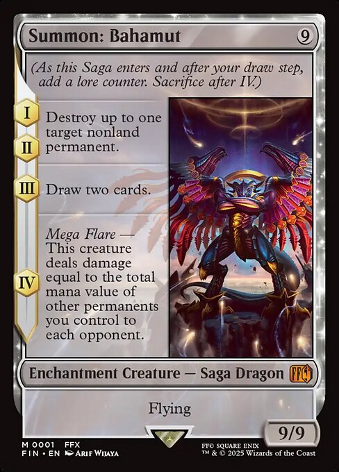 Summon: Bahamut FIN-1 Mythic Near Mint Englisch
