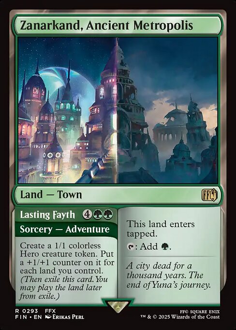 Zanarkand, Ancient Metropolis // Lasting Fayth FIN-293 Rare Near Mint Englisch