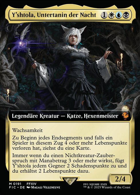 Y'shtola, Night's Blessed XFIC-191 Mythic Near Mint Deutsch