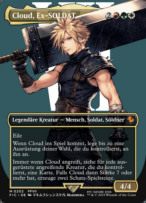 Cloud, Ex-SOLDIER (V.2) XFIC-202 Mythic Near Mint Deutsch