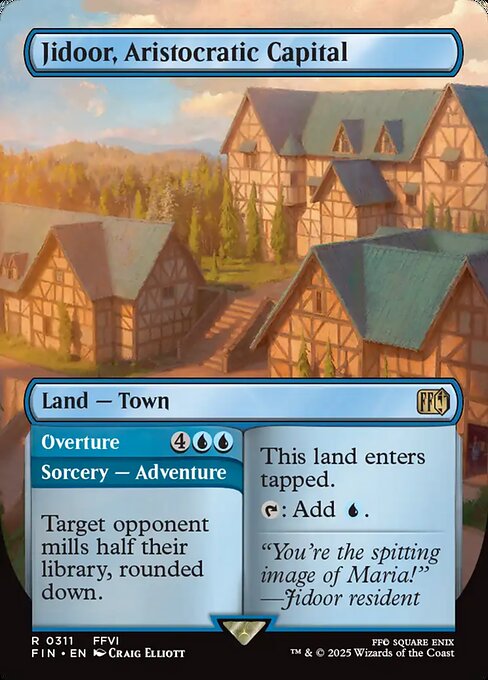 Jidoor, Aristocratic Capital // Overture XFIN-311 Rare Near Mint Englisch Foil