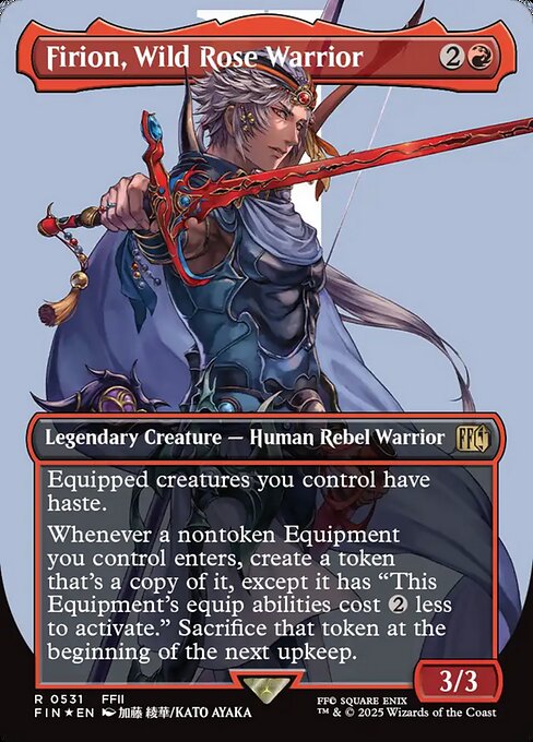 Firion, Wild Rose Warrior XFIN-531 Rare Near Mint Englisch Foil