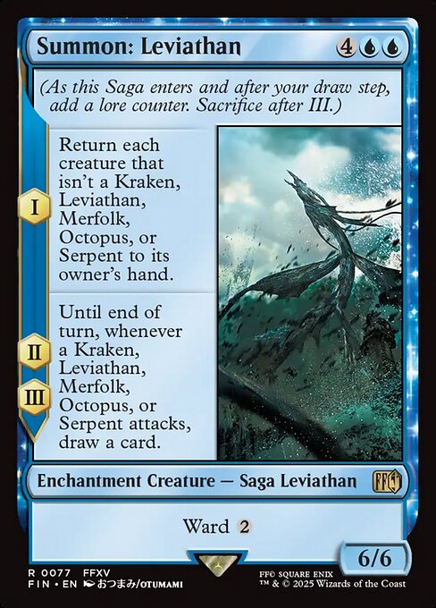 Summon: Leviathan FIN-77 Rare Near Mint Englisch