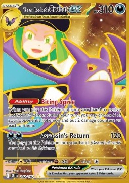 Team Rockets Iksbat ex DRI-242 Secret Rare Near Mint Deutsch