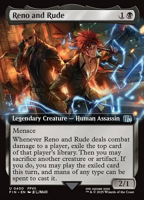 Reno and Rude XFIN-450 Uncommon Near Mint Englisch Foil