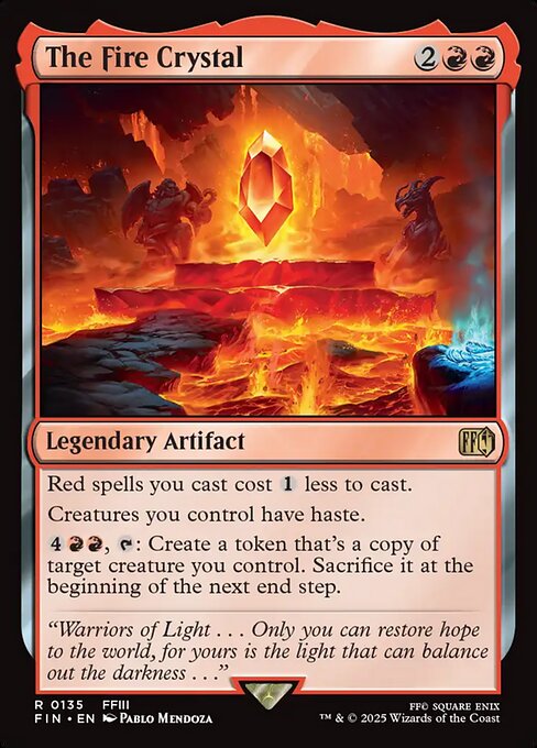 The Fire Crystal FIN-135 Rare Light Played Englisch