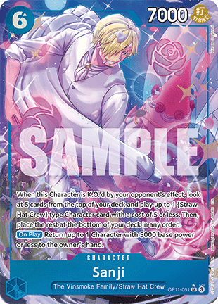 Sanji (OP11-051) (V.2) OP11 Alternate Art Near Mint Englisch