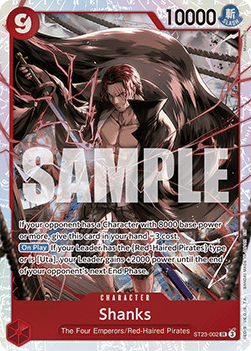 Shanks (ST23-002) ST-23 Super Rare Near Mint Englisch